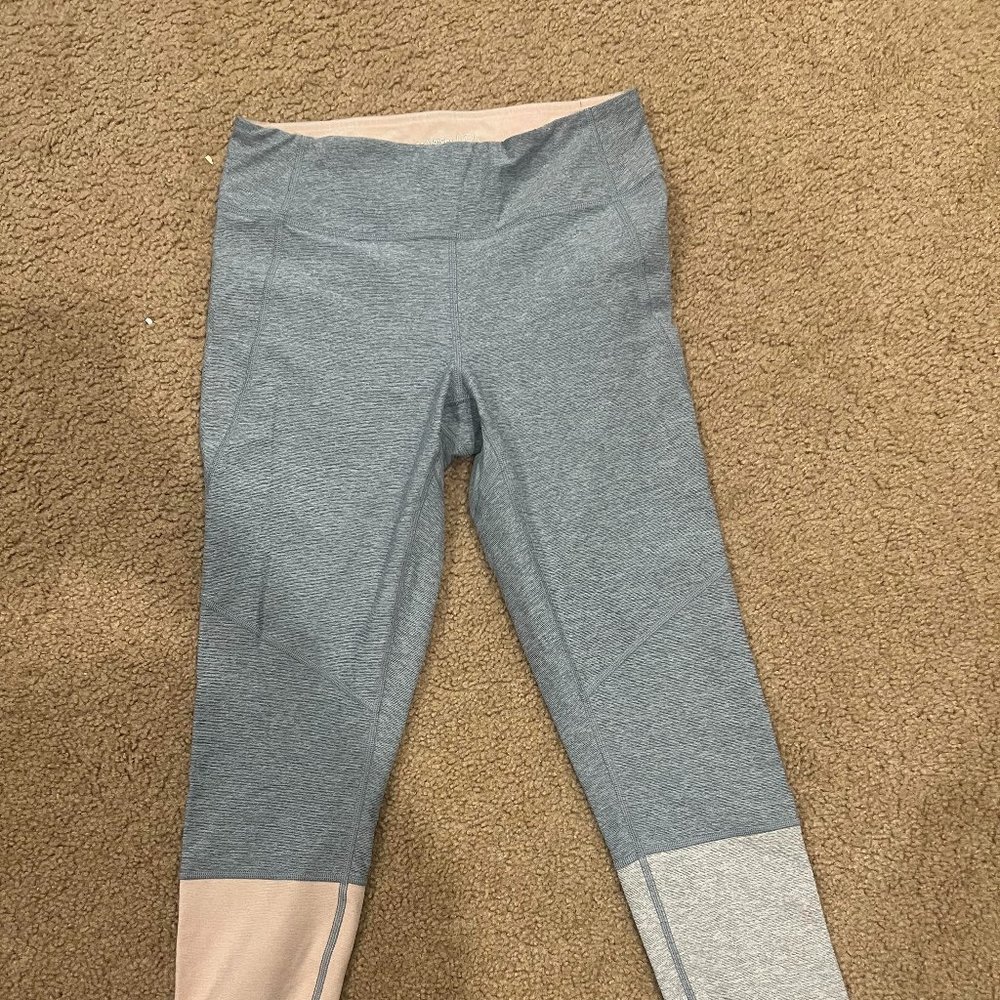 Outdoor Voices Color Block Leggings; Size M